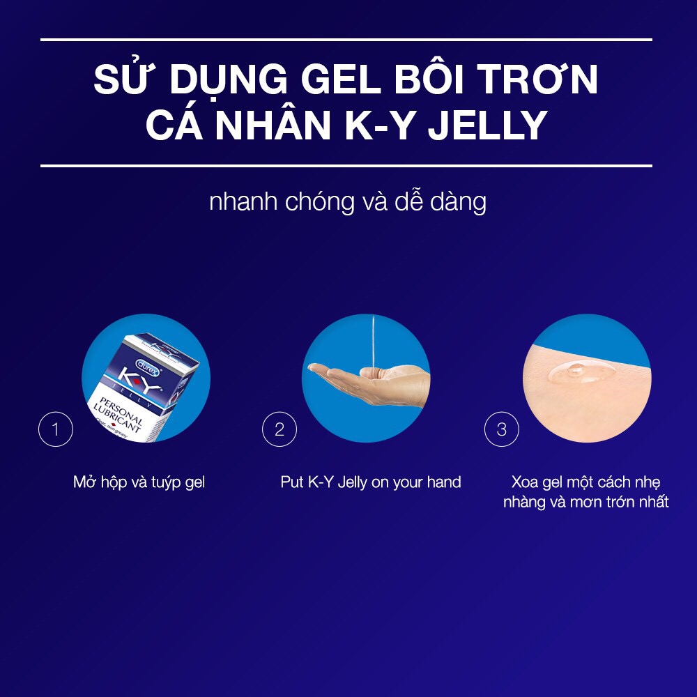 Gel bôi trơn K.Y - Cao Cấp Chính Hãng