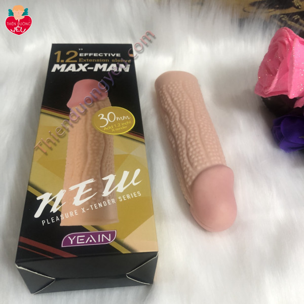 Bao Cao Su MaxMAn Hộp Vàng Đôn Gai Kéo Dài Quan Hệ
