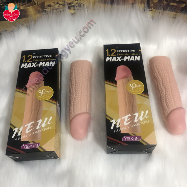 Bao Cao Su MaxMAn Hộp Vàng Đôn Gai Kéo Dài Quan Hệ