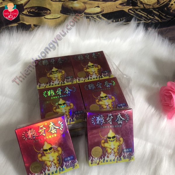 Hộp Bao Cao Su Nóng 3 Cái Đôn Gân Gai Nhiệt Độ chính Hãng Giá rẻ