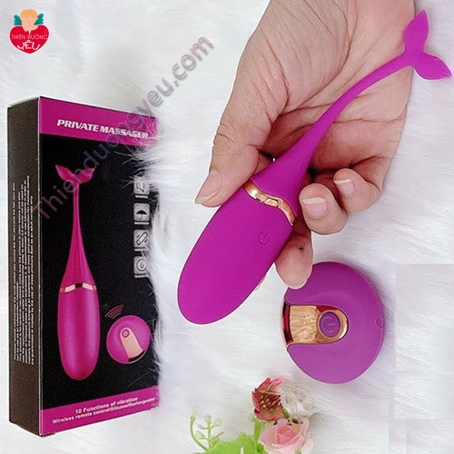 Trứng rung điều khiển từ xa hình cá heo