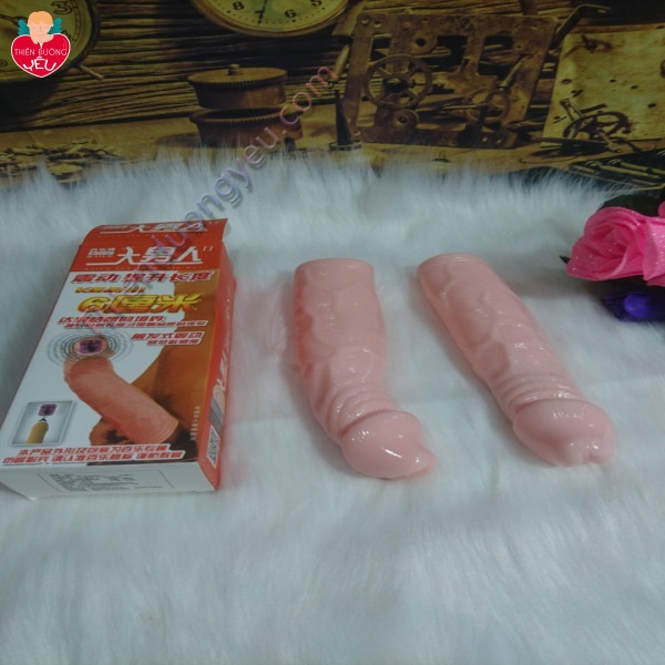 Bao Cao Su Đôn Rung Đầu 6cm Chồng Xuất Tinh Sớm