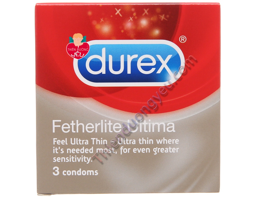 Hộp Bao Cao Su Durex Fetherlite Ultima Siêu Mỏng 3 Cái