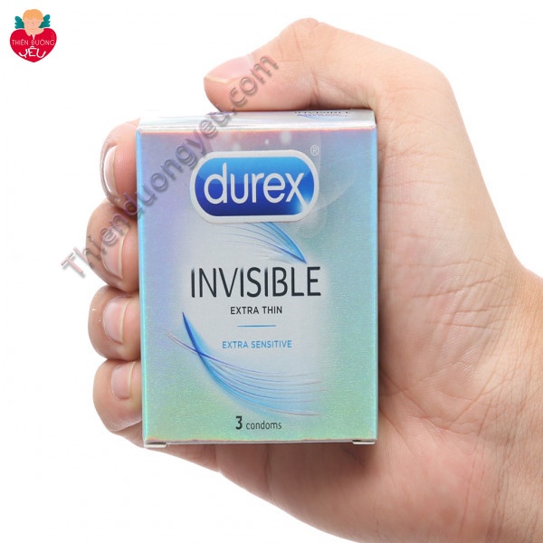 Hộp Bao Cao Su Durex Invisible 3 Cái Chính Hãng