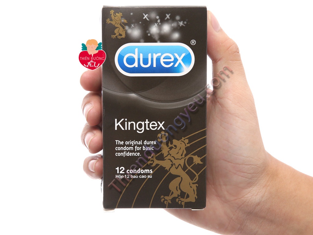Hộp Bao Cao Su Durex Kingtex Ôm Sát 12 Cái