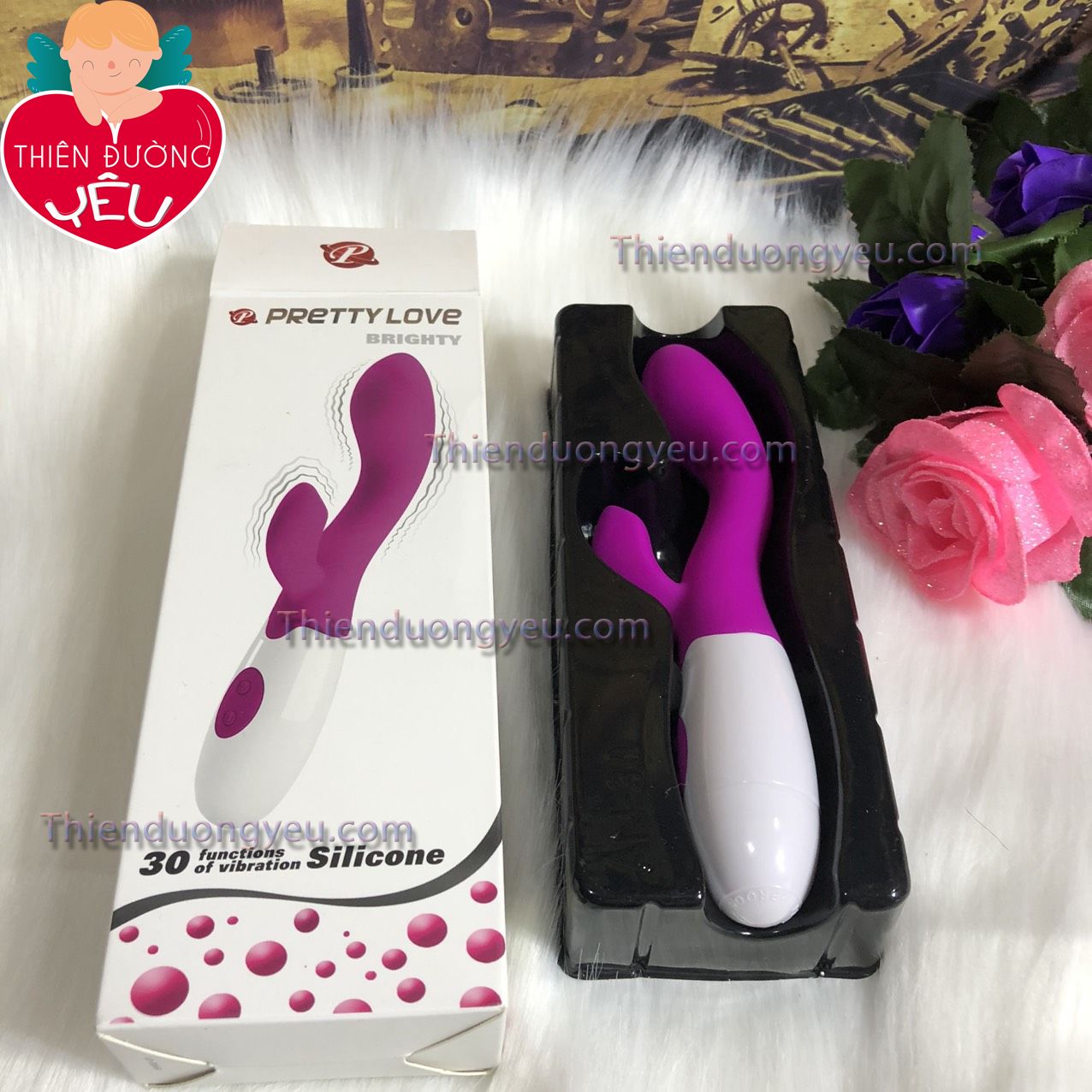 Dương Vật Giả PrettyLove Pringty Rung Massage Cực Đã 