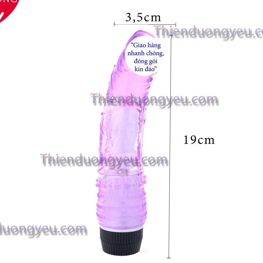 Dương Vật Giả Pin Rung Trong Suốt Cực Phê Cho Nàng