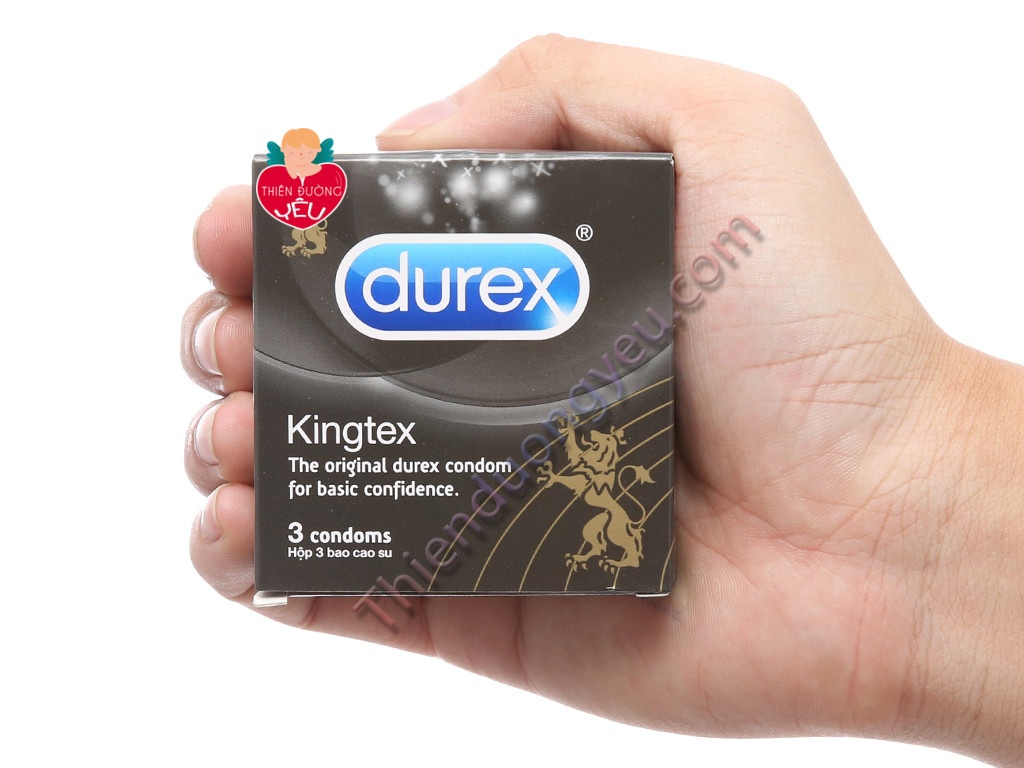 Hộp Bao Cao Su Durex Kingtex Ôm Sát 3 Cái