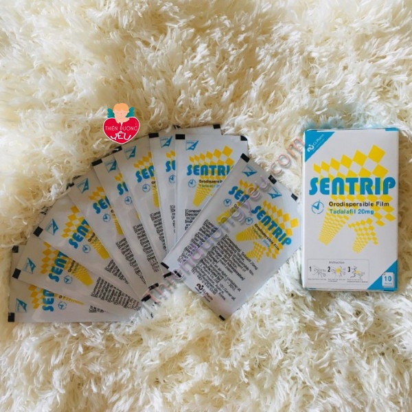 Tem Ngậm Sentrip 20 mg Từ Hàn Quốc – Chỉ Ngậm Là CỨNG LÂU MẠNH MẼ hơn