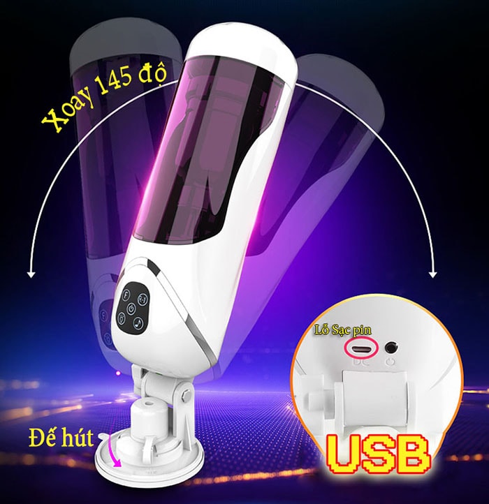 SEXY TOY THỦ DÂM Auto Bú Mút TỰ ĐỘNG CAO CẤP CHO NAM COMANCHE