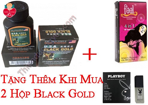 Thuốc Cường Dương Black Gold USA