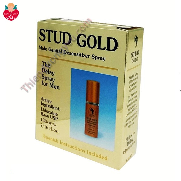 Thuốc xịt kéo dài thời gian Stud Gold Anh Quốc 13ml Chính Hãng