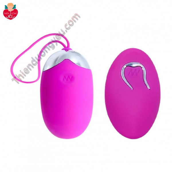 Trứng Rung Tình Yêu Pretty Love BerGer Không Dây 12 Chế Độ Massage Điểm G Cực Mạnh