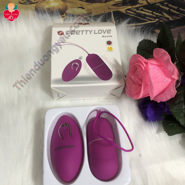 TRỨNG RUNG PRETTYLOVE ARVIN KHÔNG DÂY 12 CHẾ ĐỘ SIÊU KÍCH THÍCH Rung Cực Mạnh 